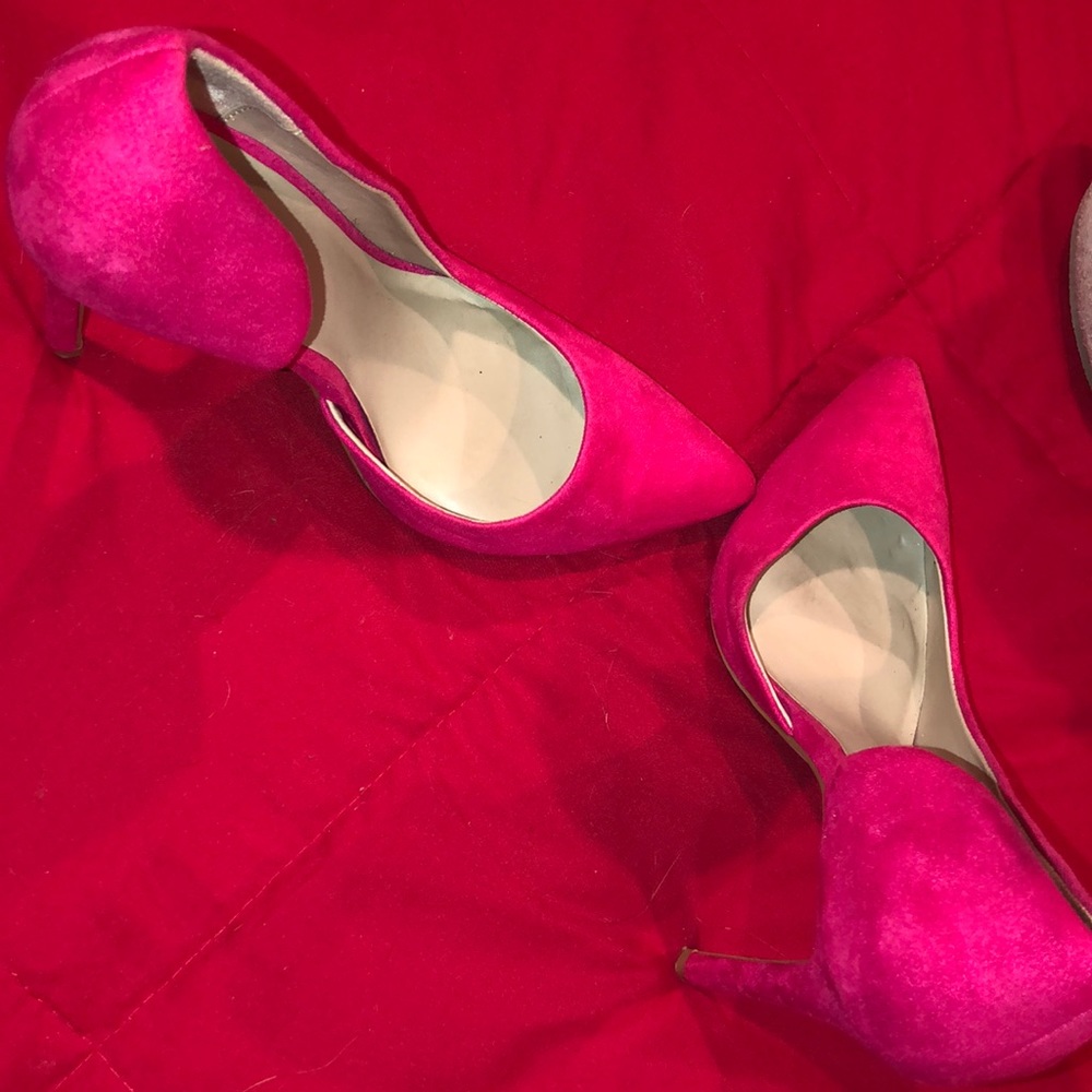 Hot pink heels